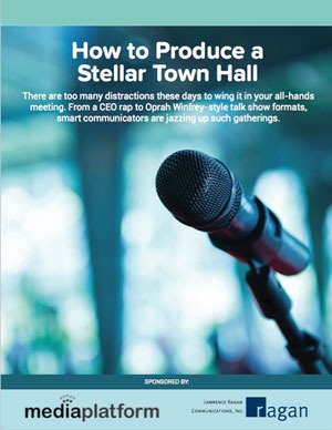 How to produce a stellar town hall