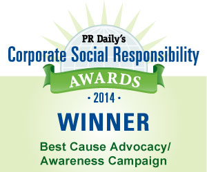 Best Cause Advocacy/Awareness Campaign - https://s39939.pcdn.co/wp-content/uploads/2018/11/csr14_badge_winner_web1.jpg