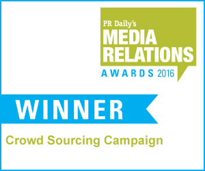 Best Crowd Sourcing Campaign - https://s39939.pcdn.co/wp-content/uploads/2018/11/medRel16_badge_winner_crowd.jpg