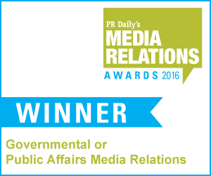 Governmental or Public Affairs Media Relations - https://s39939.pcdn.co/wp-content/uploads/2018/11/medRel16_badge_winner_govt.jpg
