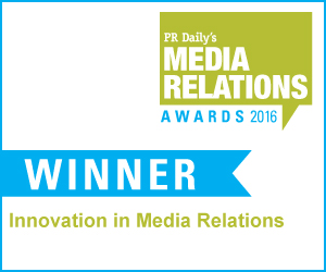 Best Innovation Media Relations - https://s39939.pcdn.co/wp-content/uploads/2018/11/medRel16_badge_winner_innovation.jpg