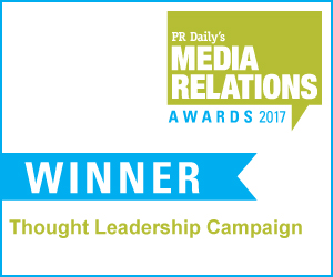 Thought Leadership Campaign - https://s39939.pcdn.co/wp-content/uploads/2018/11/medRel17_badge_winner_thought.jpg