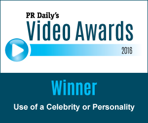Use of Celebrity or Personality - https://s39939.pcdn.co/wp-content/uploads/2018/11/videoAwards16_winner_celebrity.jpg