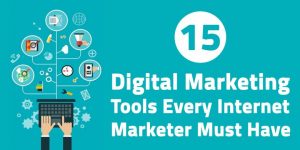 Infographic: 15 essential resources for digital marketers