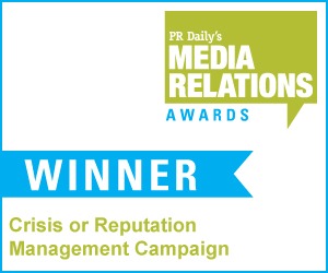 Crisis or Reputation Management Campaign - https://s39939.pcdn.co/wp-content/uploads/2019/08/medRel19_badge_winner_RepMange.jpg