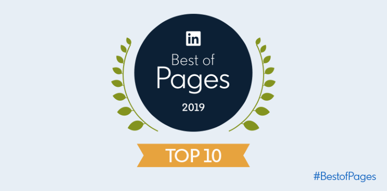 LinkedIn's top pages of 2019