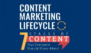 Infographic: Elements of the content marketing life cycle