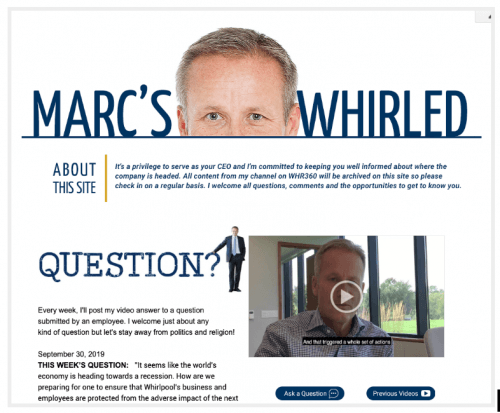 “Marc’s Whirled Approach to Employee Comms”