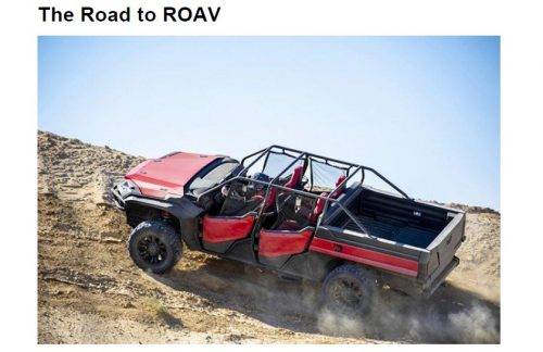 “The Road to ROAV”