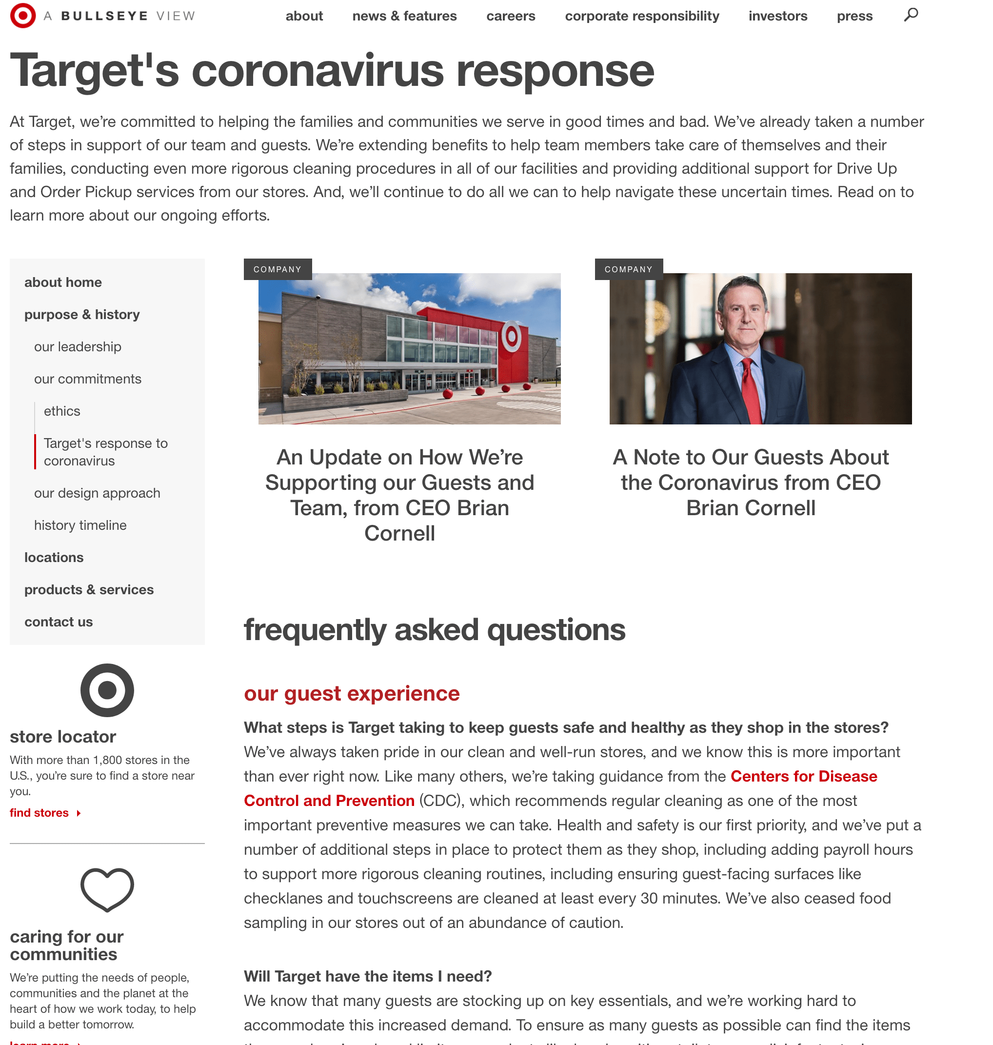 Target-covid-19-newsroom