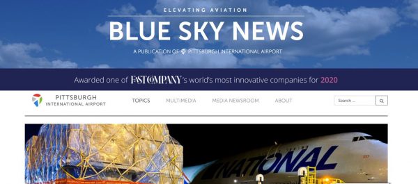 Blue Sky News brand journalism site
