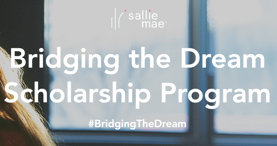 Bridging the Dream Scholarship Program - Logo - https://s39939.pcdn.co/wp-content/uploads/2020/07/Education-or-Scholarship-Program_Sallie-Mae.png