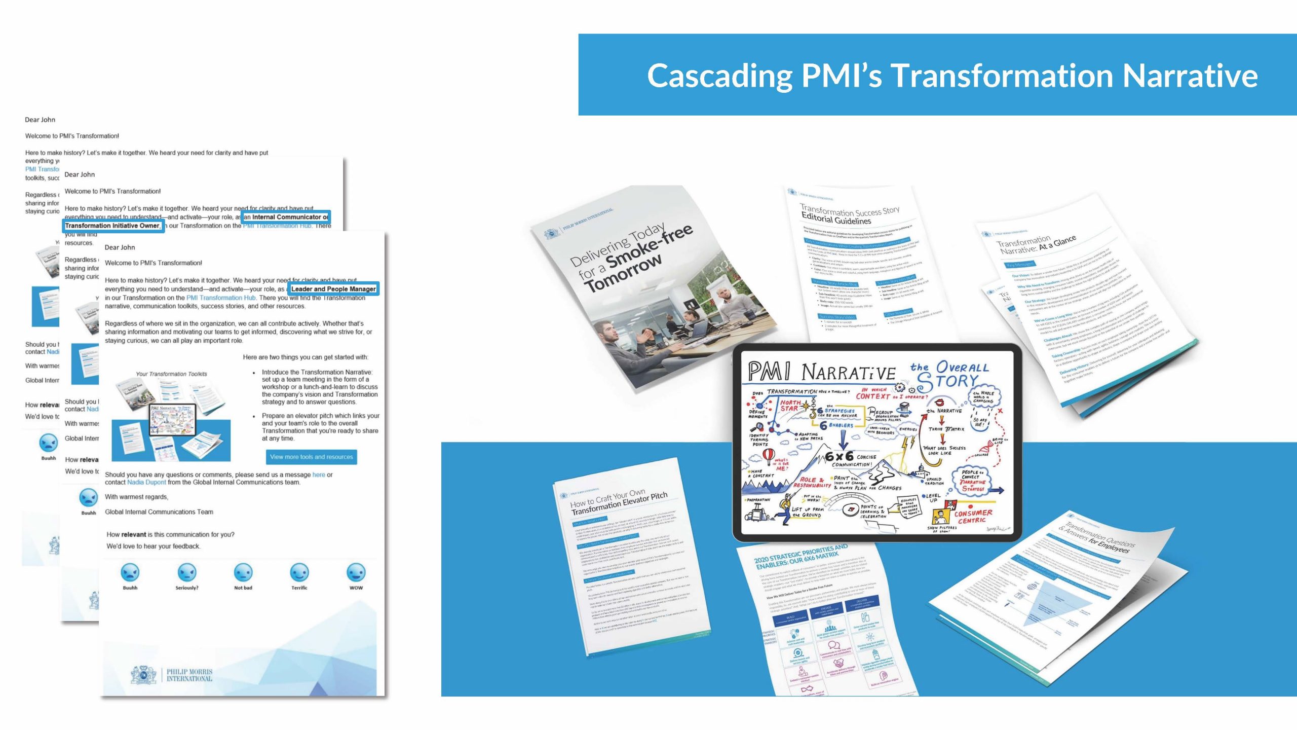 PMI’s Transformation Narrative Cascade
