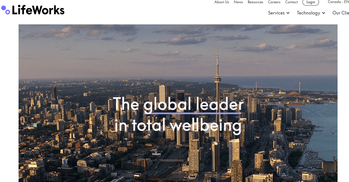 Lifeworks homepage--the leader in wellbeing