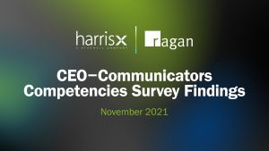 HarrisX/Ragan survey reveals leadership is the No. 1 skill CEOs value in communicators
