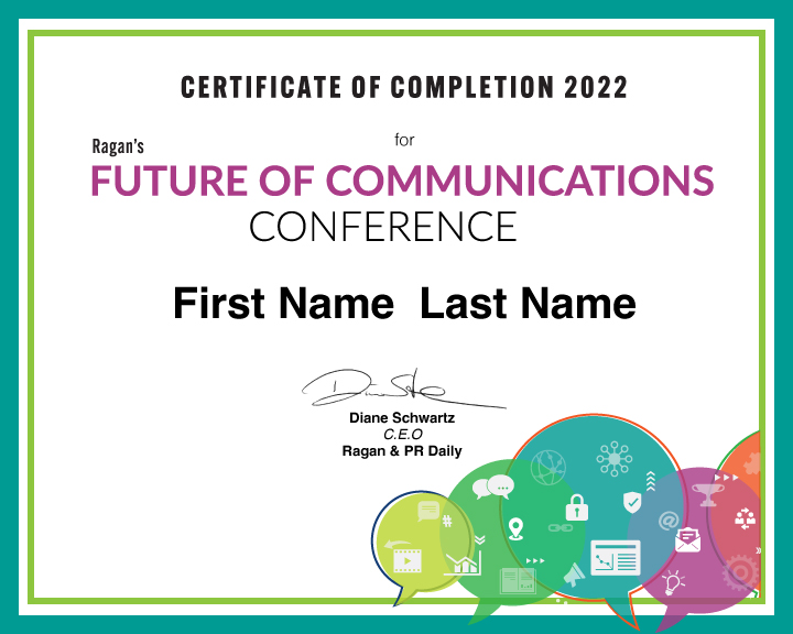 Certificate Future Comms