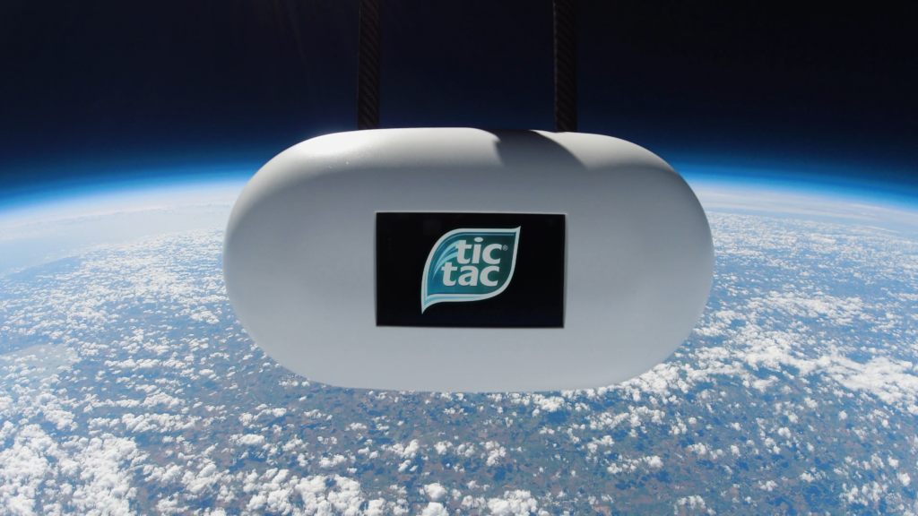 Tic Tac Launches into Space