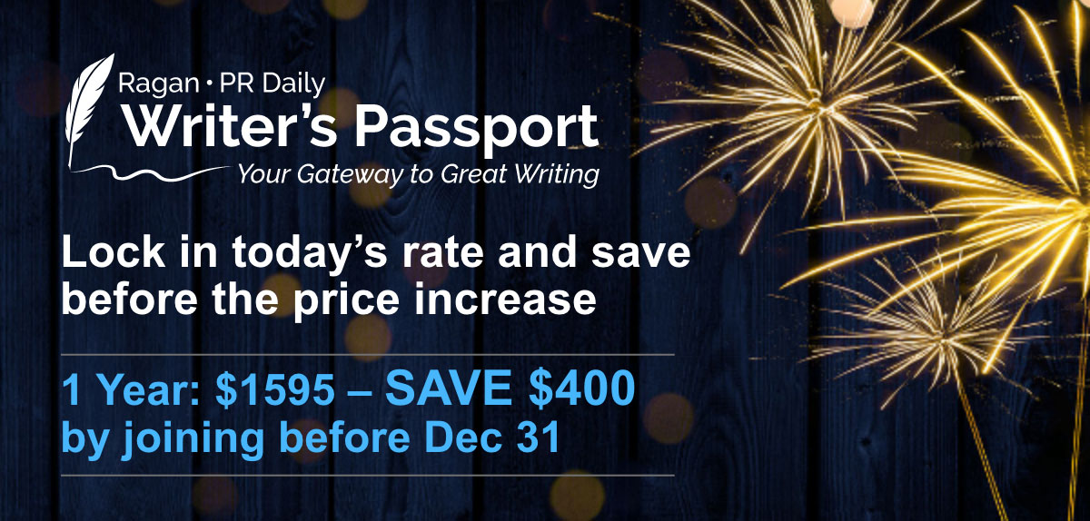 Ragan • PR Daily Writer's Passport | Your Gateway to Great Writing