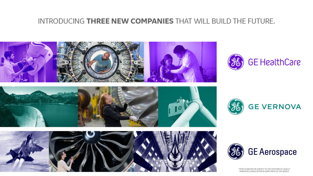 GE to form three industry-leading public companies