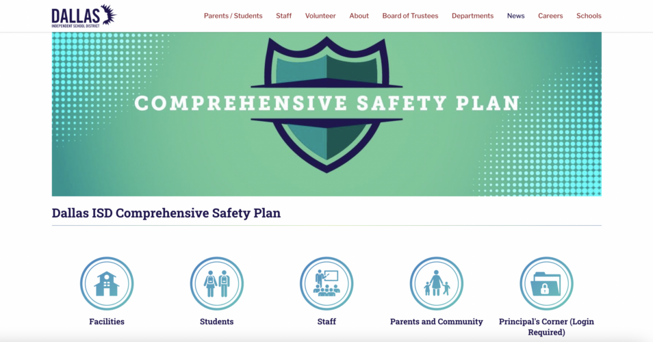Dallas ISD’s Comprehensive Safety Plan: A crisis response to the Robb Elementary School tragedy