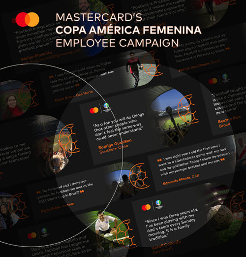 Mastercard's Copa América Femenina Employee Campaign