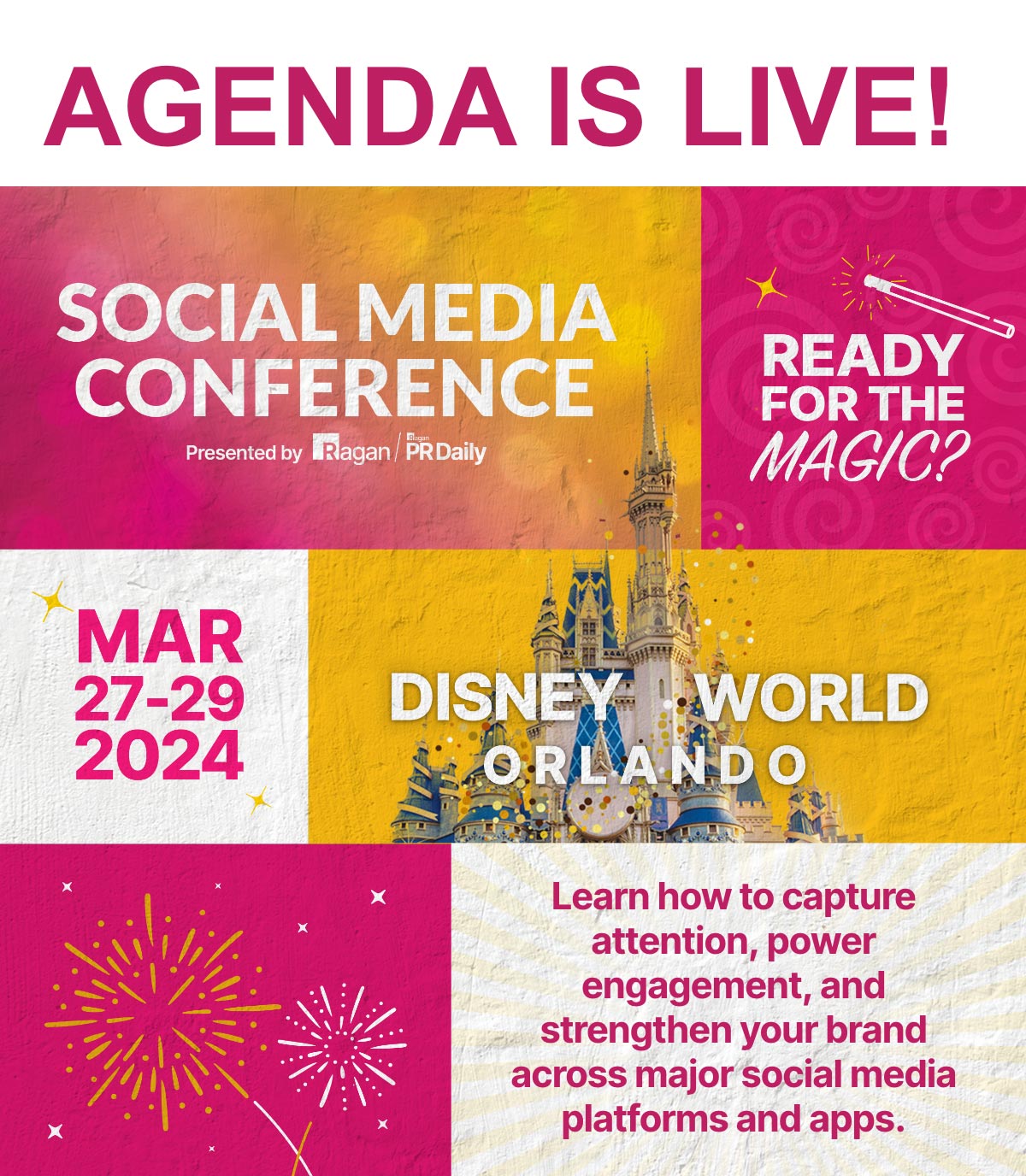 Social Media Conference presented by Ragan & PR Daily | Mar 27-29, 2024 | Disney World, Orlando