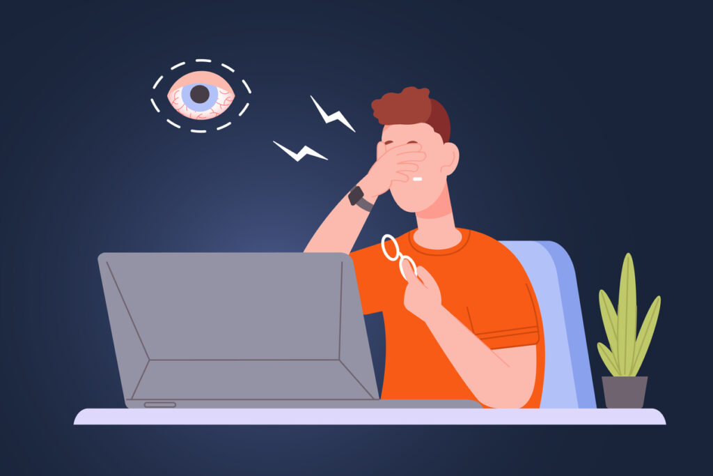 How eyestrain and light sensitivity are hurting productivity