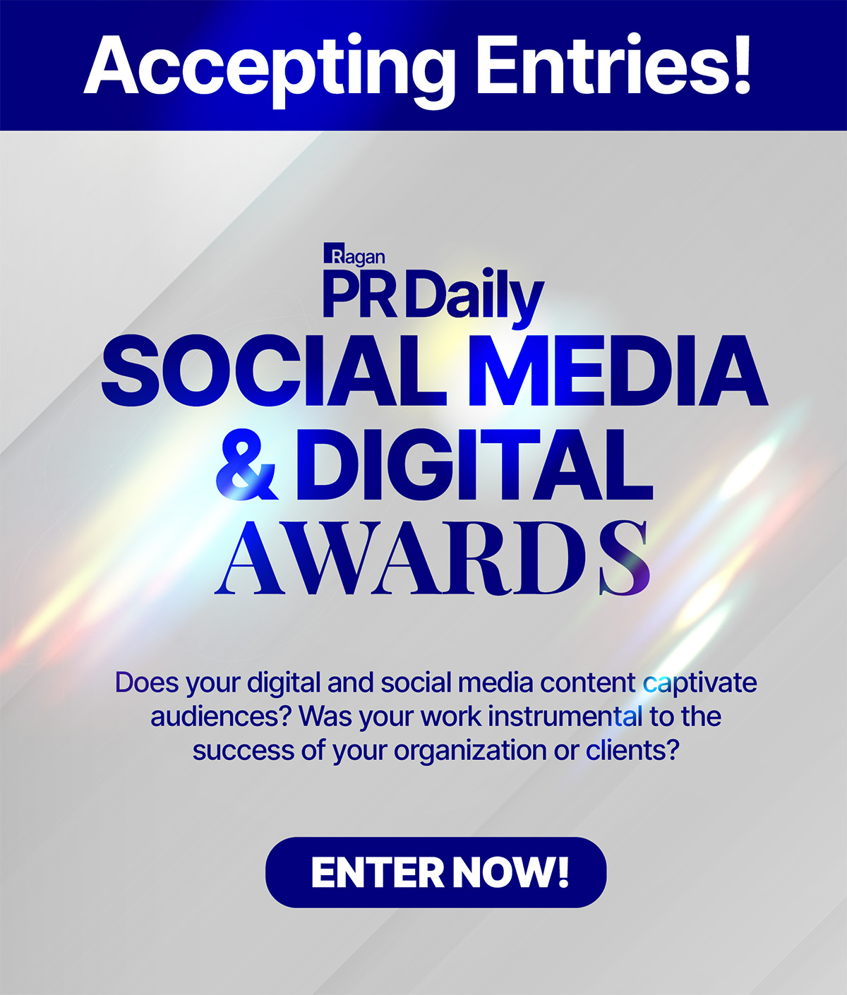 Ragan PR Daily Social Media & Digital Awards | Enter Now!