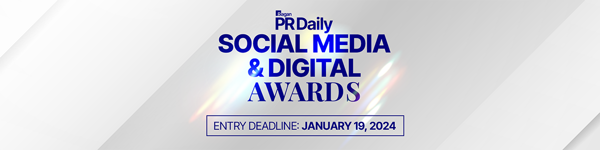 Social Media & Digital Awards | Entry Deadline: January 19, 2024