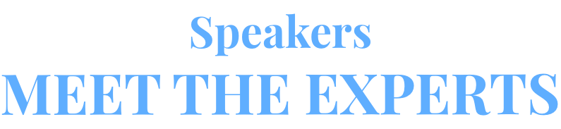 Speakers | Meet the Experts