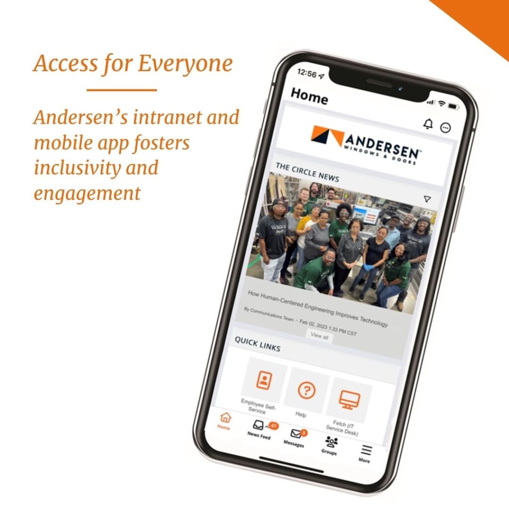 Access for Everyone through Andersen’s Circle Intranet & Mobile App