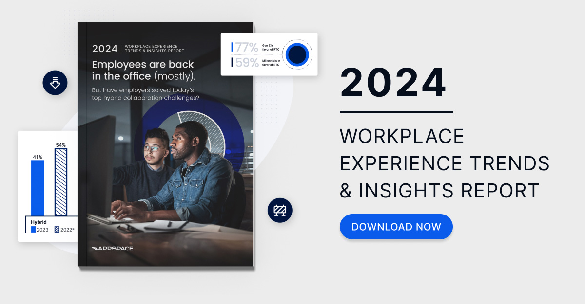 Free Report | Appspace | Workplace Experience Trends & Insights Report