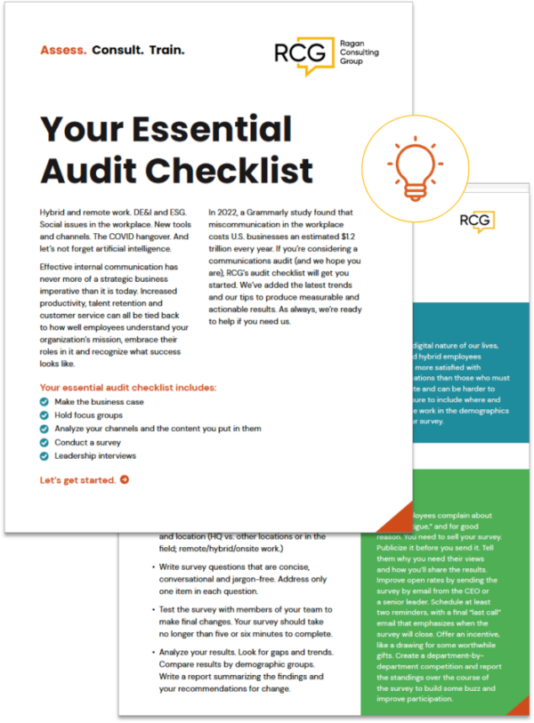 Essential Audit Checklist