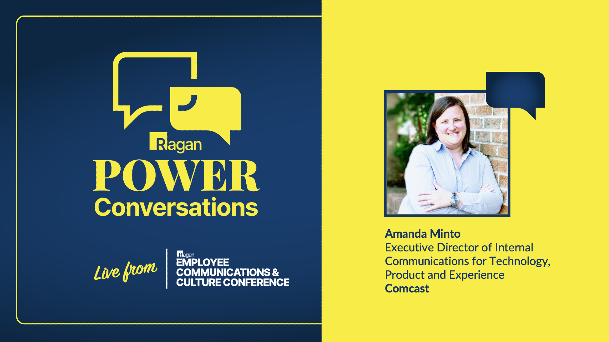 Amanda Minto presents a Power Conversation at Ragan Communications