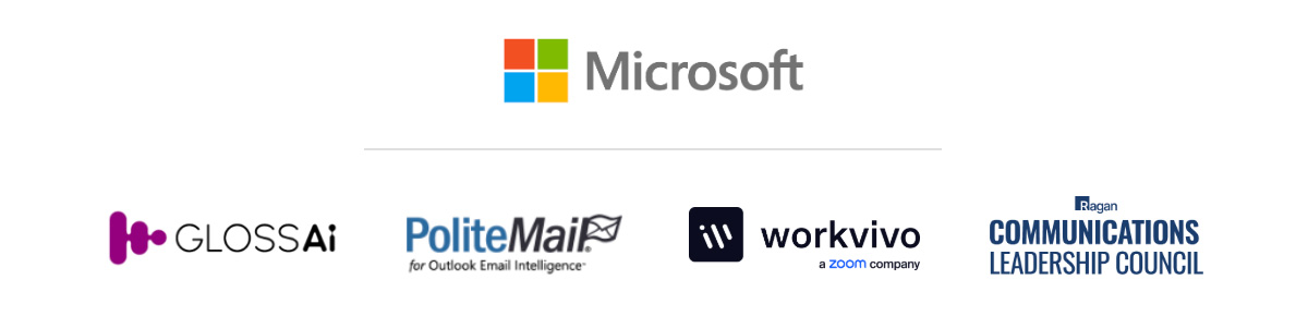 Microsoft, Gloss AI, PoliteMail, Workvivo, Ragan Communications Leadership Council