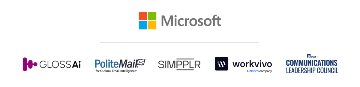 Microsoft, Gloss AI, PoliteMail, Simpplr, Workvivo, Ragan Communications Leadership Council