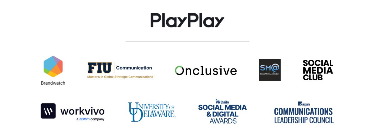 Brandwatch, Florida International University, Onclusive, Social Media Association, Social Media Club, Workvivo, University of Delaware, Social Media & Digital Awards, Ragan Communications Leadership Council